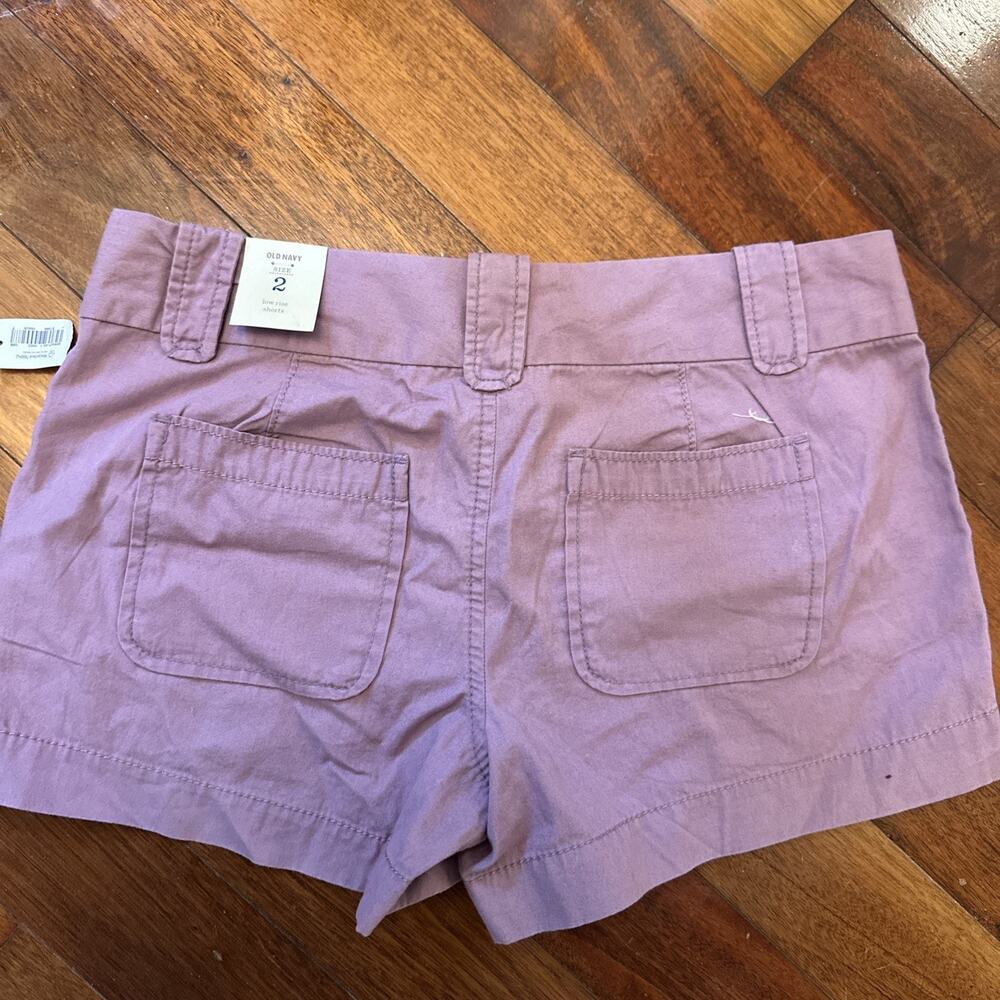 Old Navy Everyday shorts lavender purple women's size 2 Summer New With Tags - Picture 3 of 7